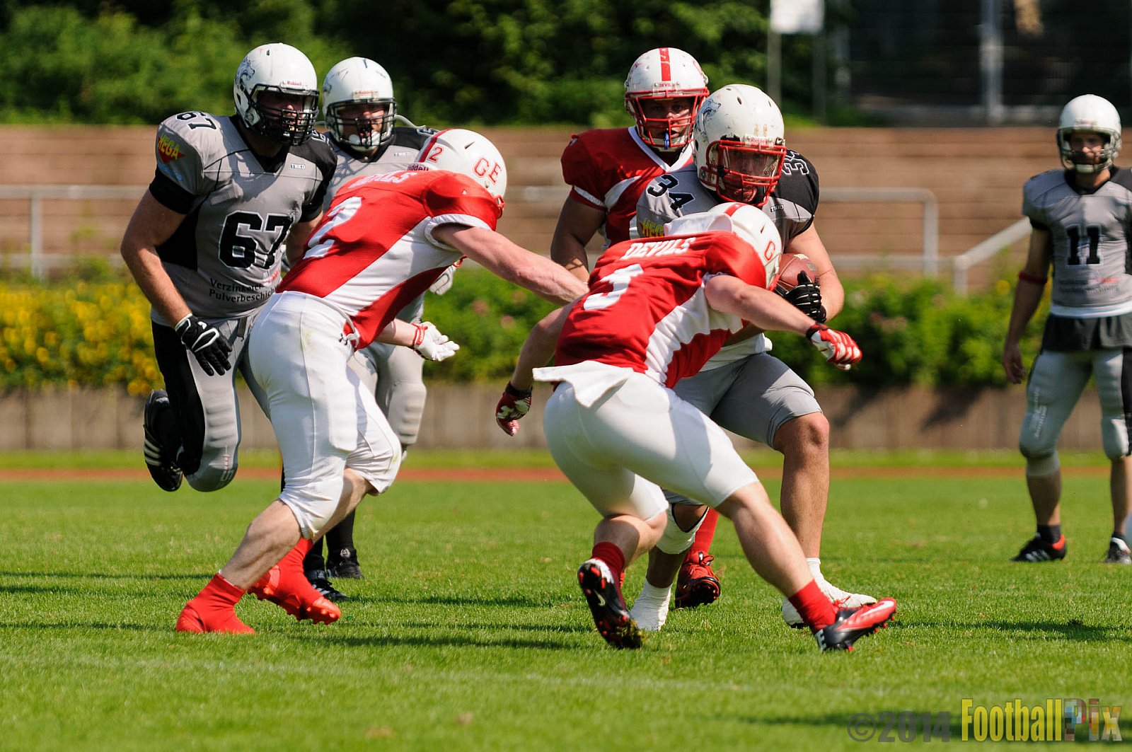 Mönchengladbach Wolfpack vs. Gelsenkirchen Devils  - 08.06.2014 Mönchengladbach Wolfpack vs. Gelsenkirchen Devils (14:28) 