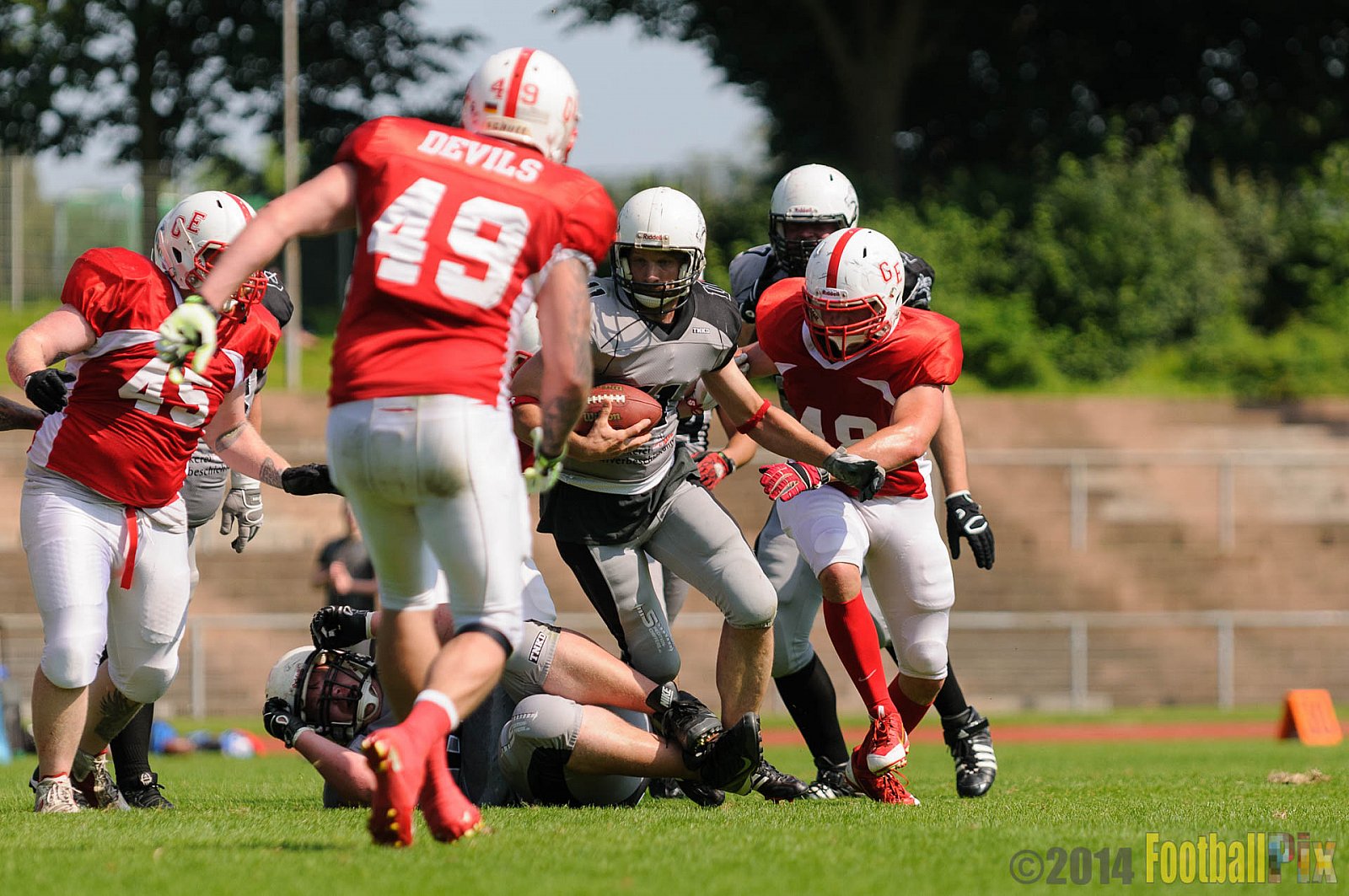 Mönchengladbach Wolfpack vs. Gelsenkirchen Devils  - 08.06.2014 Mönchengladbach Wolfpack vs. Gelsenkirchen Devils (14:28) 