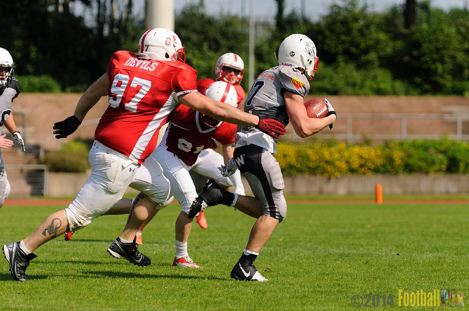 Mönchengladbach Wolfpack vs. Gelsenkirchen Devils  - 08.06.2014 Mönchengladbach Wolfpack vs. Gelsenkirchen Devils (14:28) 