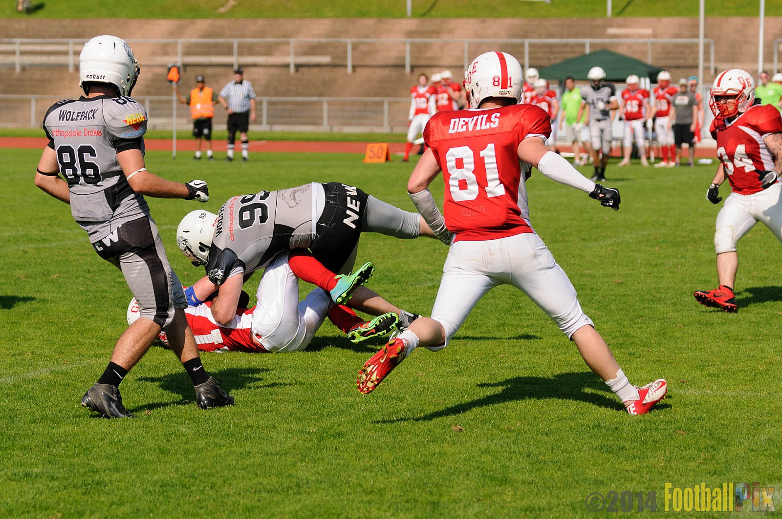 Mönchengladbach Wolfpack vs. Gelsenkirchen Devils  - 08.06.2014 Mönchengladbach Wolfpack vs. Gelsenkirchen Devils (14:28) 