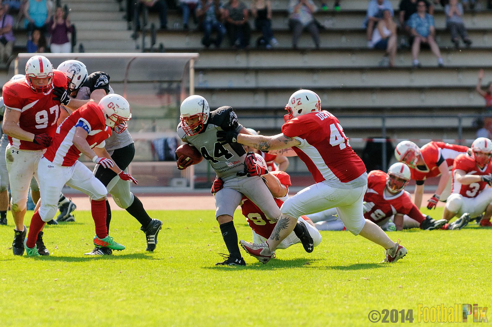 Mönchengladbach Wolfpack vs. Gelsenkirchen Devils  - 08.06.2014 Mönchengladbach Wolfpack vs. Gelsenkirchen Devils (14:28) 