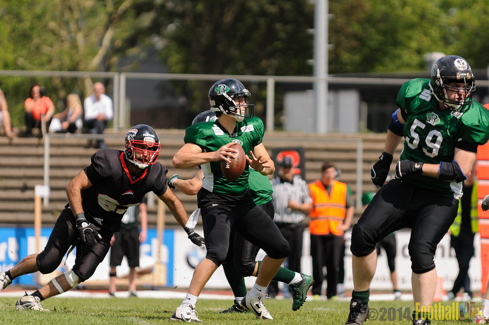 Düsseldorf Panther Prospects vs. Rheine Raptors - 15.06.2014 Düsseldorf Panther Prospects vs. Rheine Raptors (19:24) 