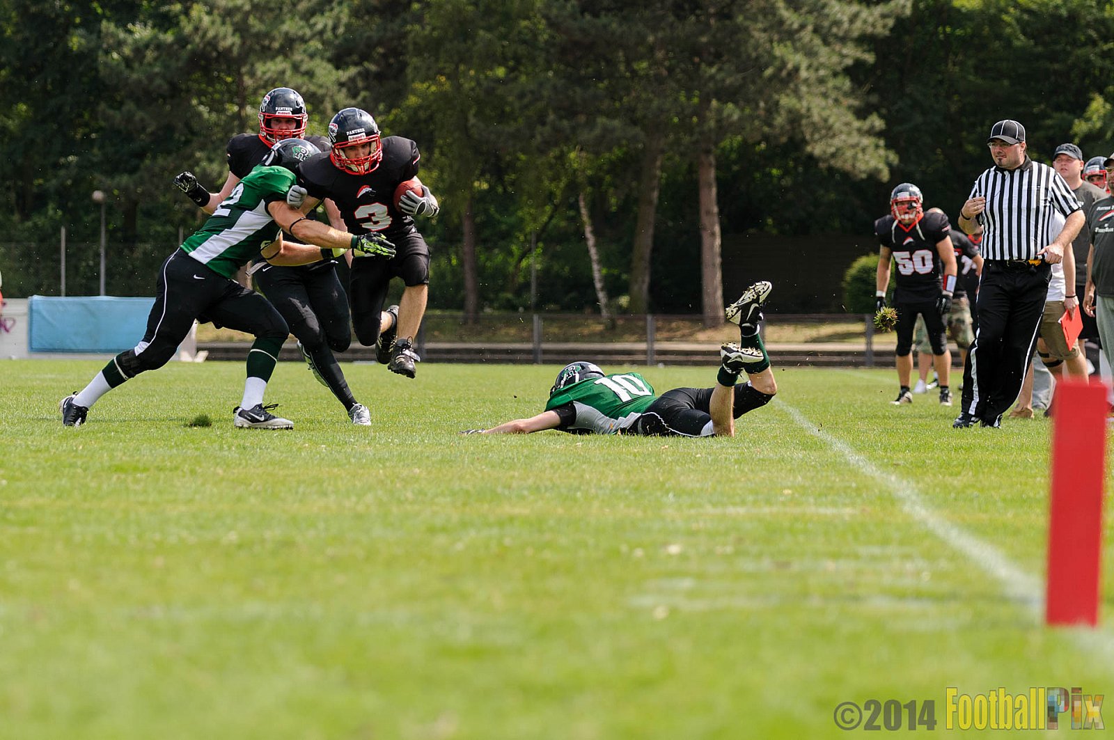 Düsseldorf Panther Prospects vs. Rheine Raptors - 15.06.2014 Düsseldorf Panther Prospects vs. Rheine Raptors (19:24) 