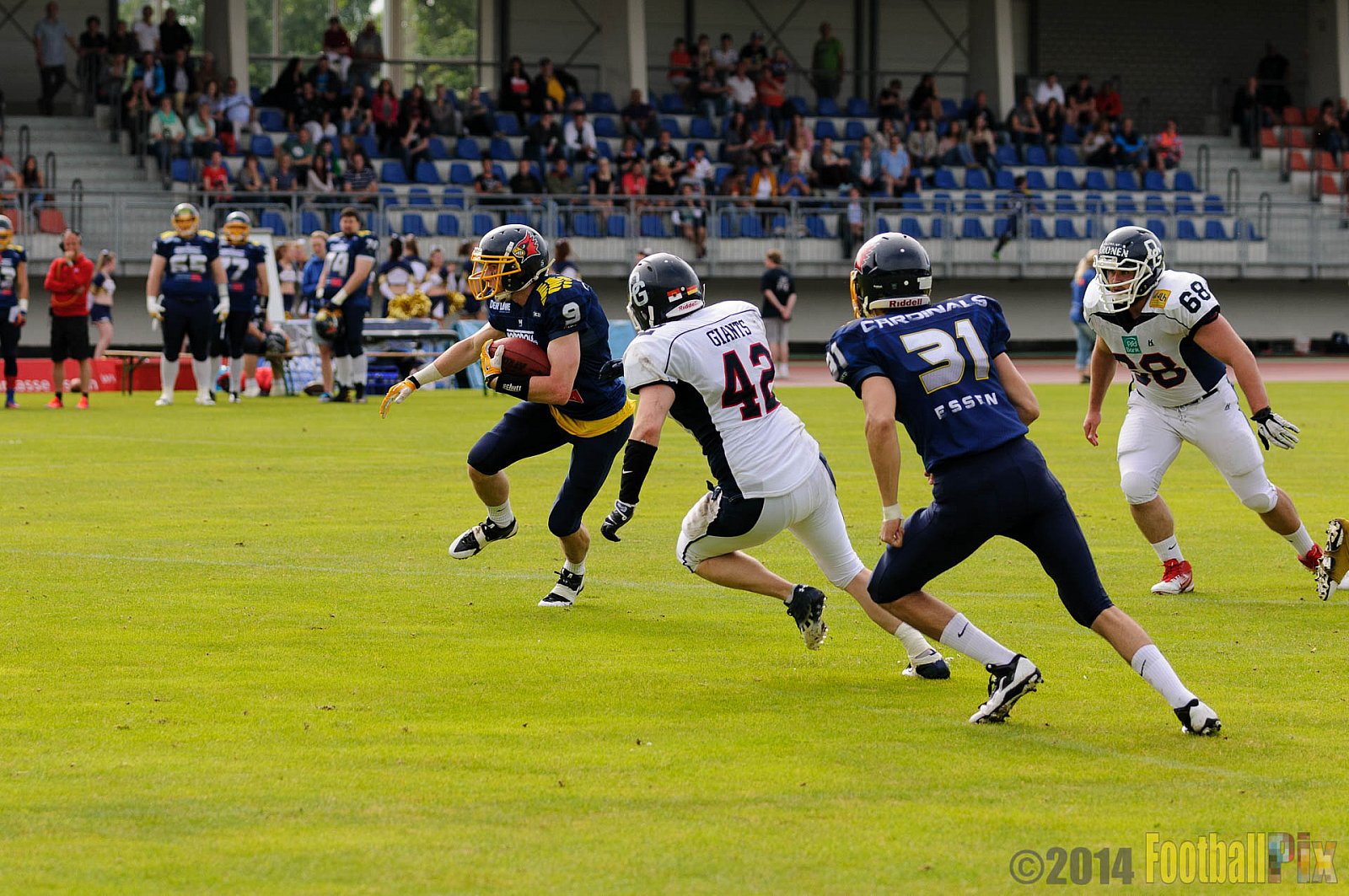 Essen Assindia Cardinals vs. Dortmund Giants - 05.07.2014 Essen Assindia Cardinals vs. Dortmund Giants (67:0) 
