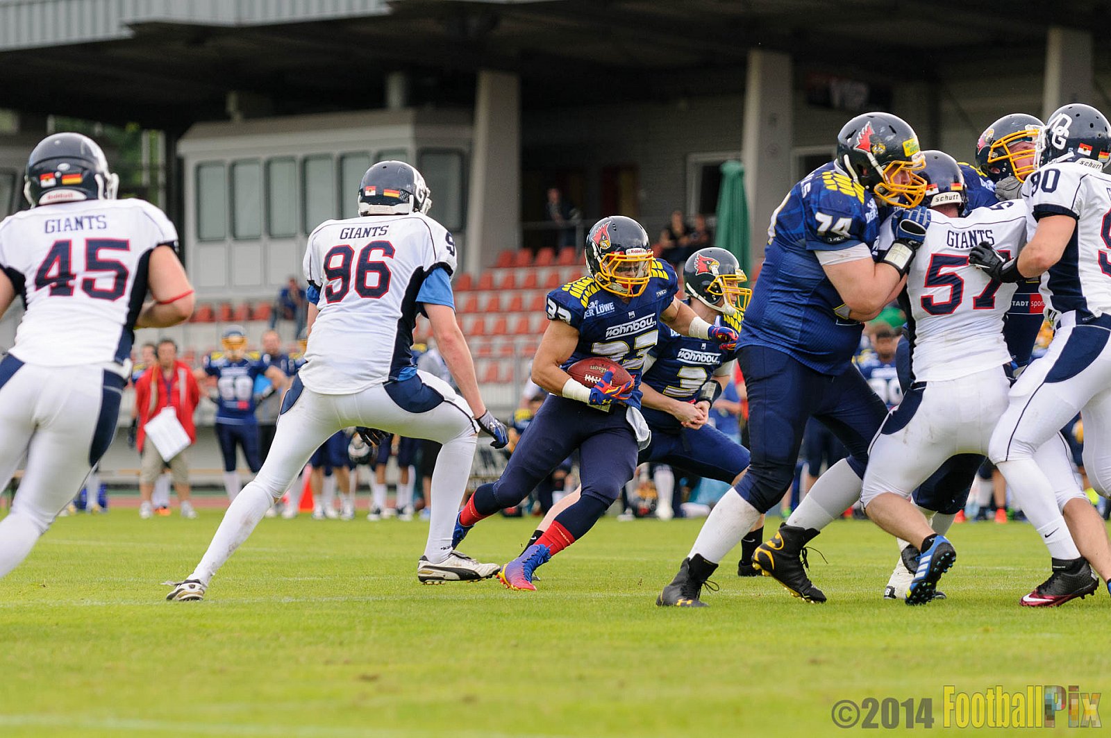 Essen Assindia Cardinals vs. Dortmund Giants - 05.07.2014 Essen Assindia Cardinals vs. Dortmund Giants (67:0) 