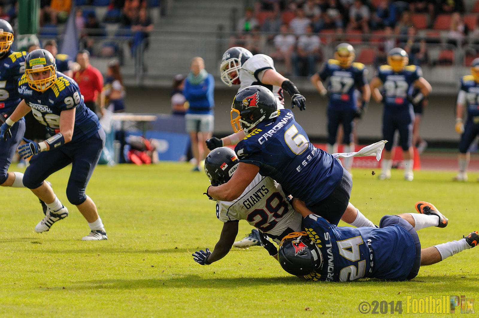 Essen Assindia Cardinals vs. Dortmund Giants - 05.07.2014 Essen Assindia Cardinals vs. Dortmund Giants (67:0) 