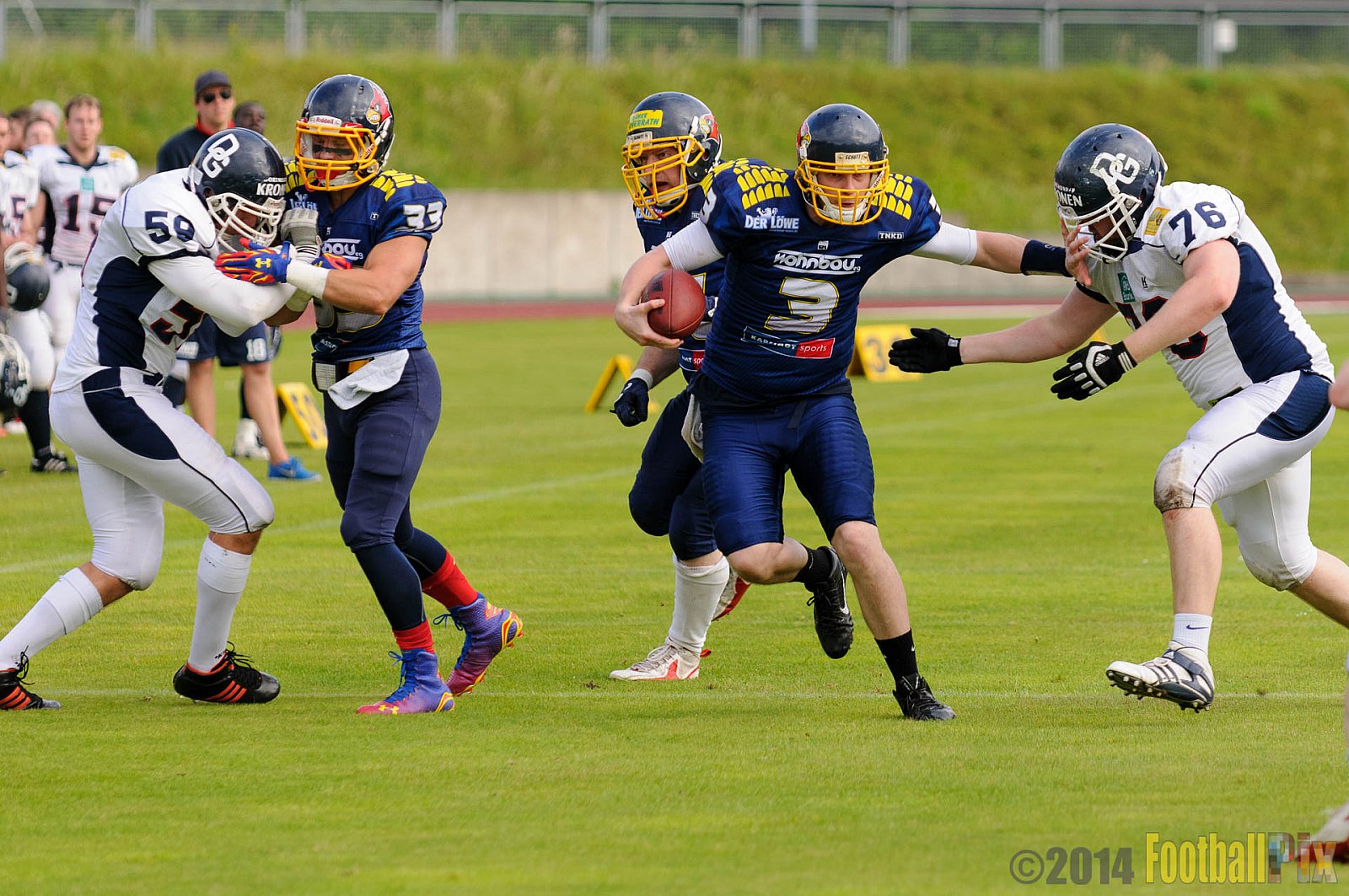 Essen Assindia Cardinals vs. Dortmund Giants - 05.07.2014 Essen Assindia Cardinals vs. Dortmund Giants (67:0) 