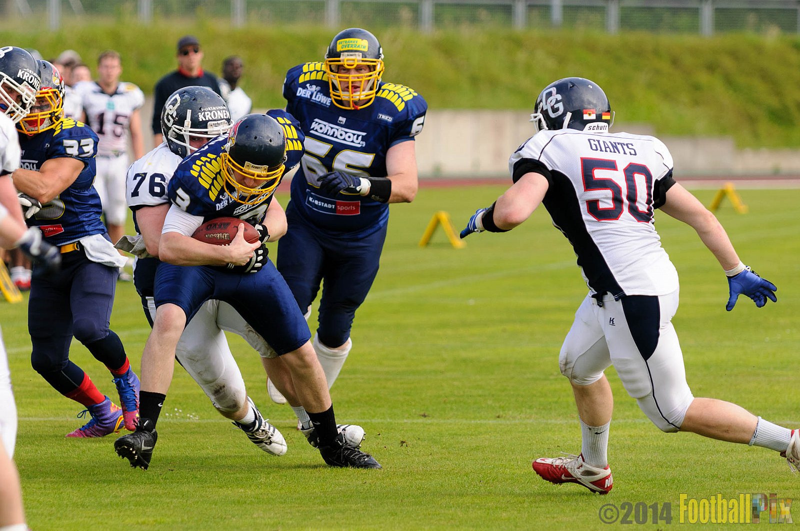 Essen Assindia Cardinals vs. Dortmund Giants - 05.07.2014 Essen Assindia Cardinals vs. Dortmund Giants (67:0) 