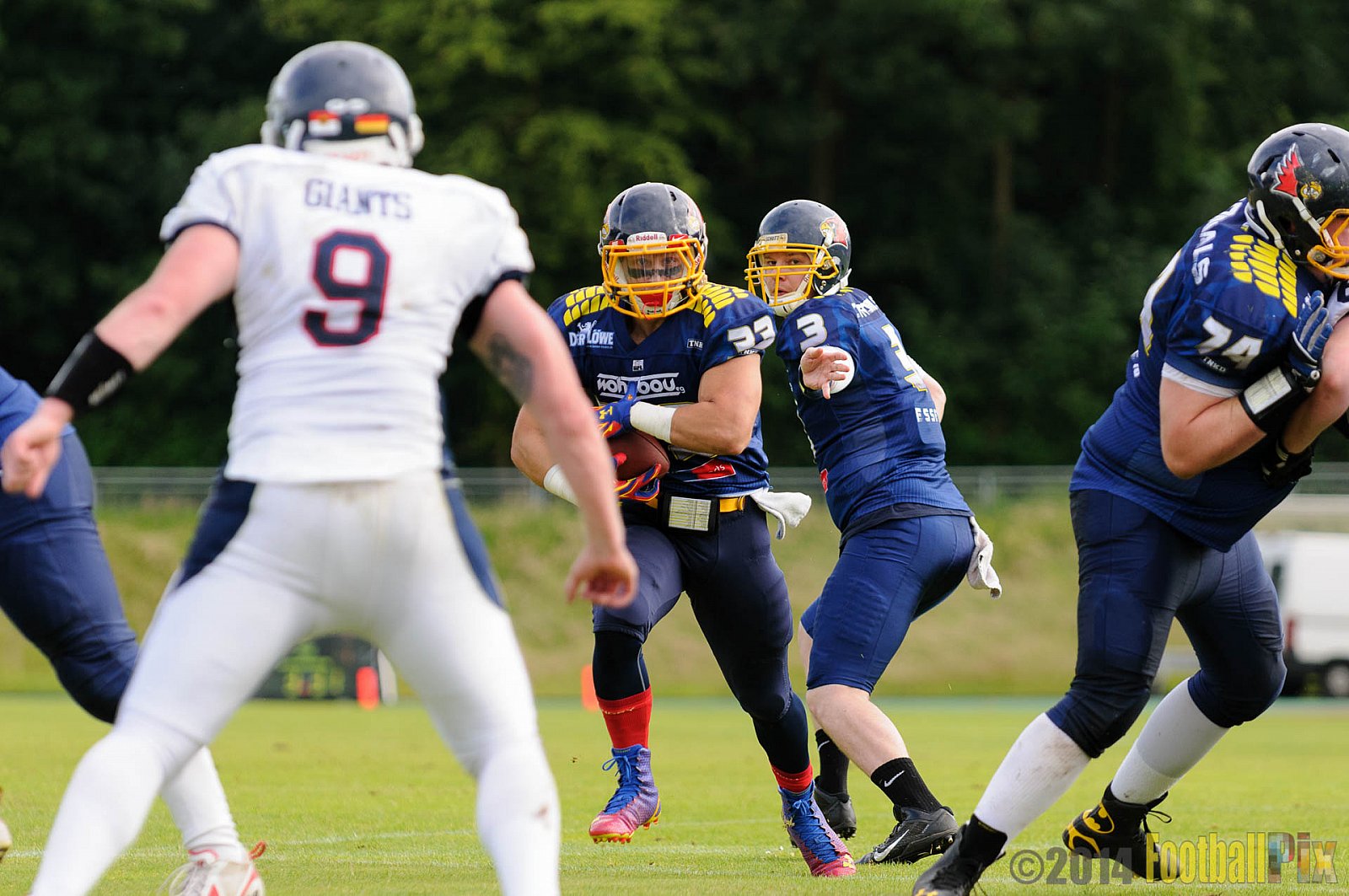 Essen Assindia Cardinals vs. Dortmund Giants - 05.07.2014 Essen Assindia Cardinals vs. Dortmund Giants (67:0) 