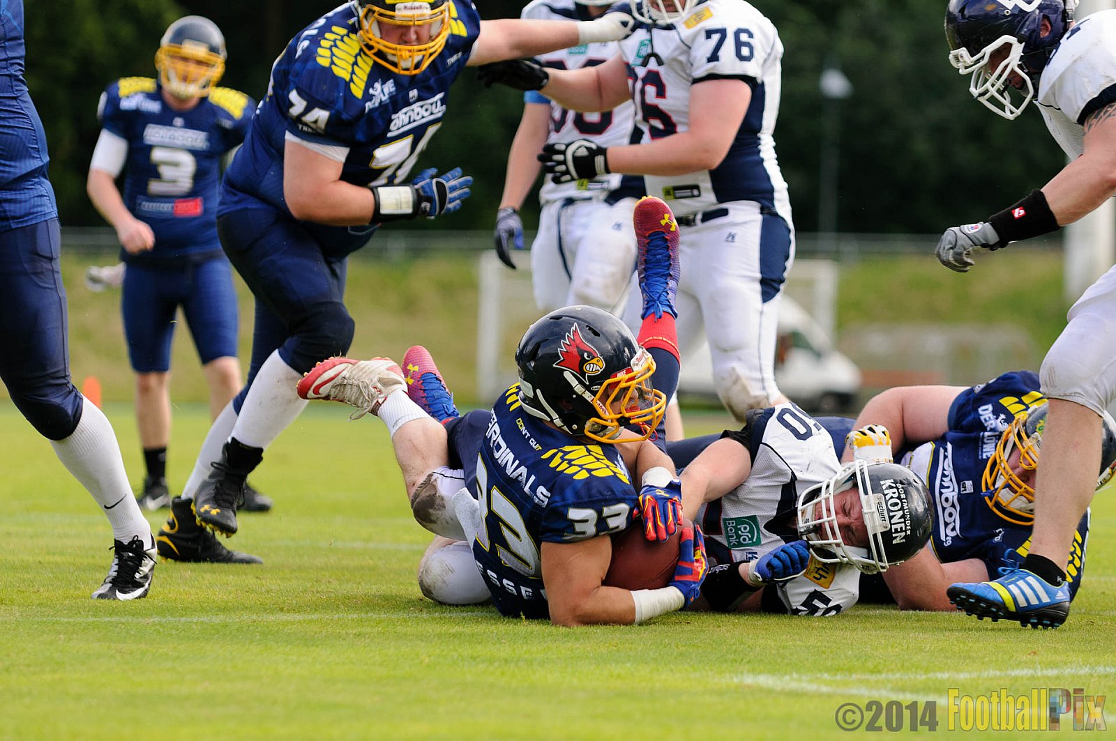 Essen Assindia Cardinals vs. Dortmund Giants - 05.07.2014 Essen Assindia Cardinals vs. Dortmund Giants (67:0) 