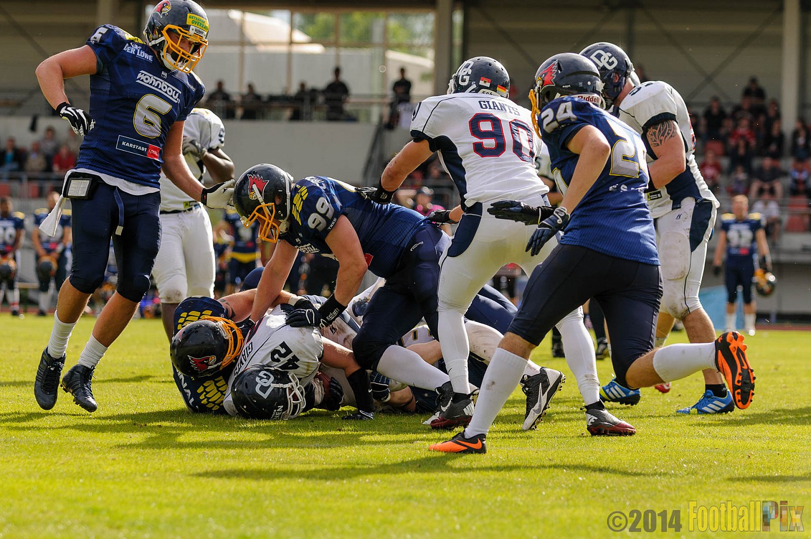 Essen Assindia Cardinals vs. Dortmund Giants - 05.07.2014 Essen Assindia Cardinals vs. Dortmund Giants (67:0) 