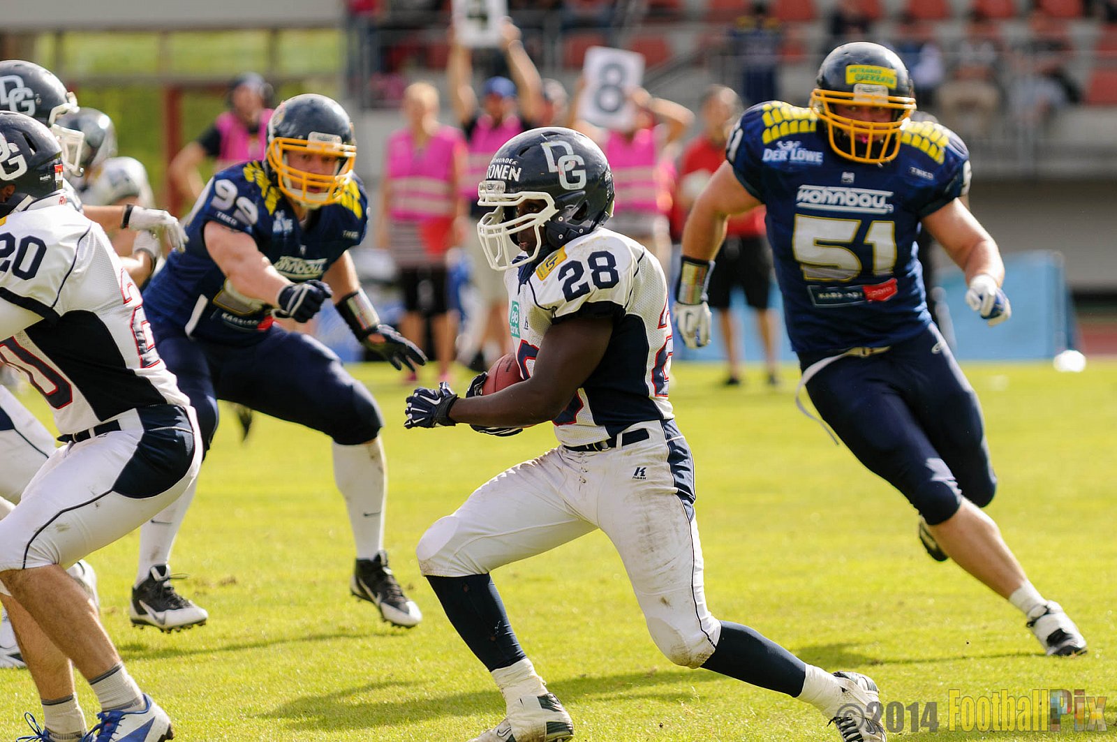 Essen Assindia Cardinals vs. Dortmund Giants - 05.07.2014 Essen Assindia Cardinals vs. Dortmund Giants (67:0) 