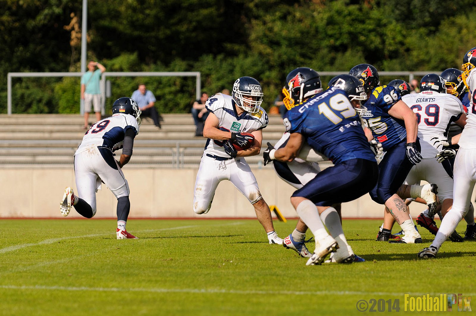 Essen Assindia Cardinals vs. Dortmund Giants - 05.07.2014 Essen Assindia Cardinals vs. Dortmund Giants (67:0) 