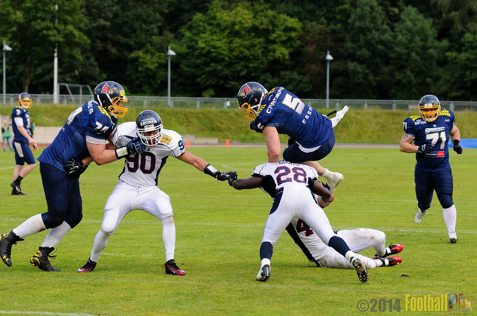 Essen Assindia Cardinals vs. Dortmund Giants - 05.07.2014 Essen Assindia Cardinals vs. Dortmund Giants (67:0) 
