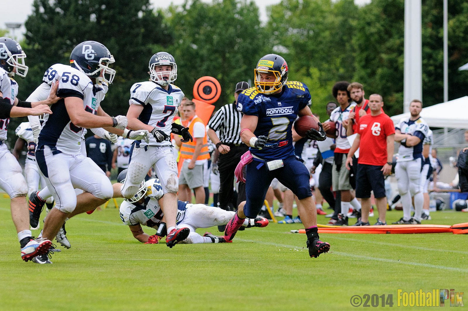 Essen Assindia Cardinals vs. Dortmund Giants - 05.07.2014 Essen Assindia Cardinals vs. Dortmund Giants (67:0) 