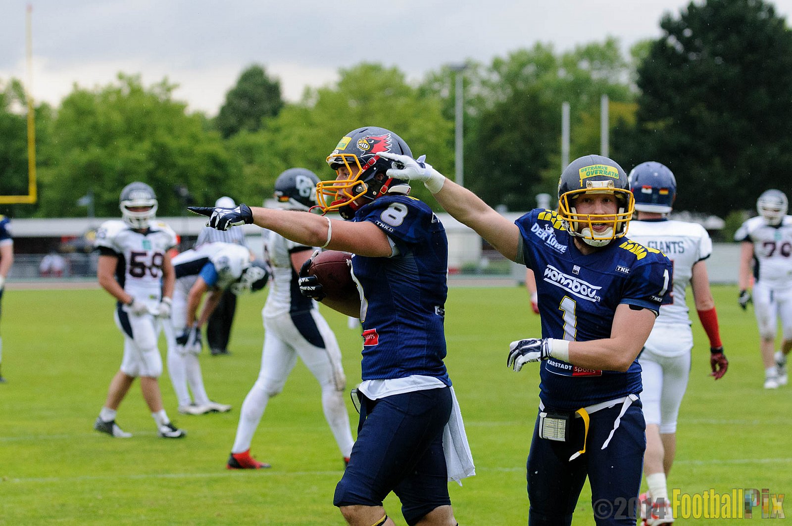 Essen Assindia Cardinals vs. Dortmund Giants - 05.07.2014 Essen Assindia Cardinals vs. Dortmund Giants (67:0) 