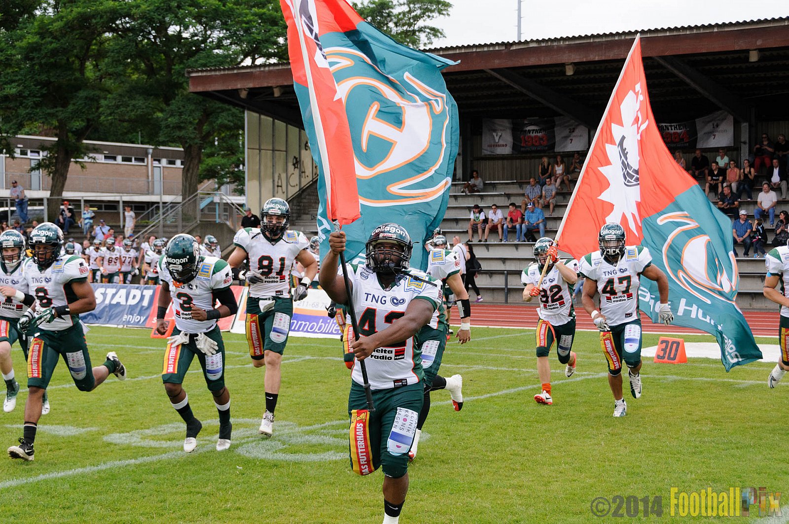 Düsseldorf Panther vs. Kiel Baltic Hurricanes - 06.07.2014 GFL Nord: Düsseldorf Panther vs. Kiel Baltic Hurricanes (26:67) 