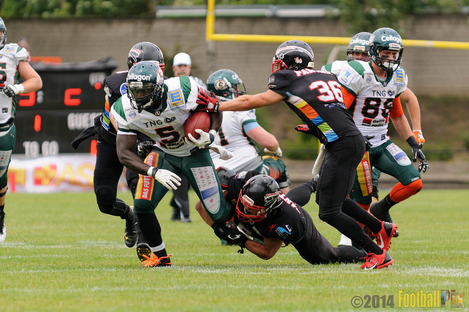 Düsseldorf Panther vs. Kiel Baltic Hurricanes - 06.07.2014 GFL Nord: Düsseldorf Panther vs. Kiel Baltic Hurricanes (26:67) 