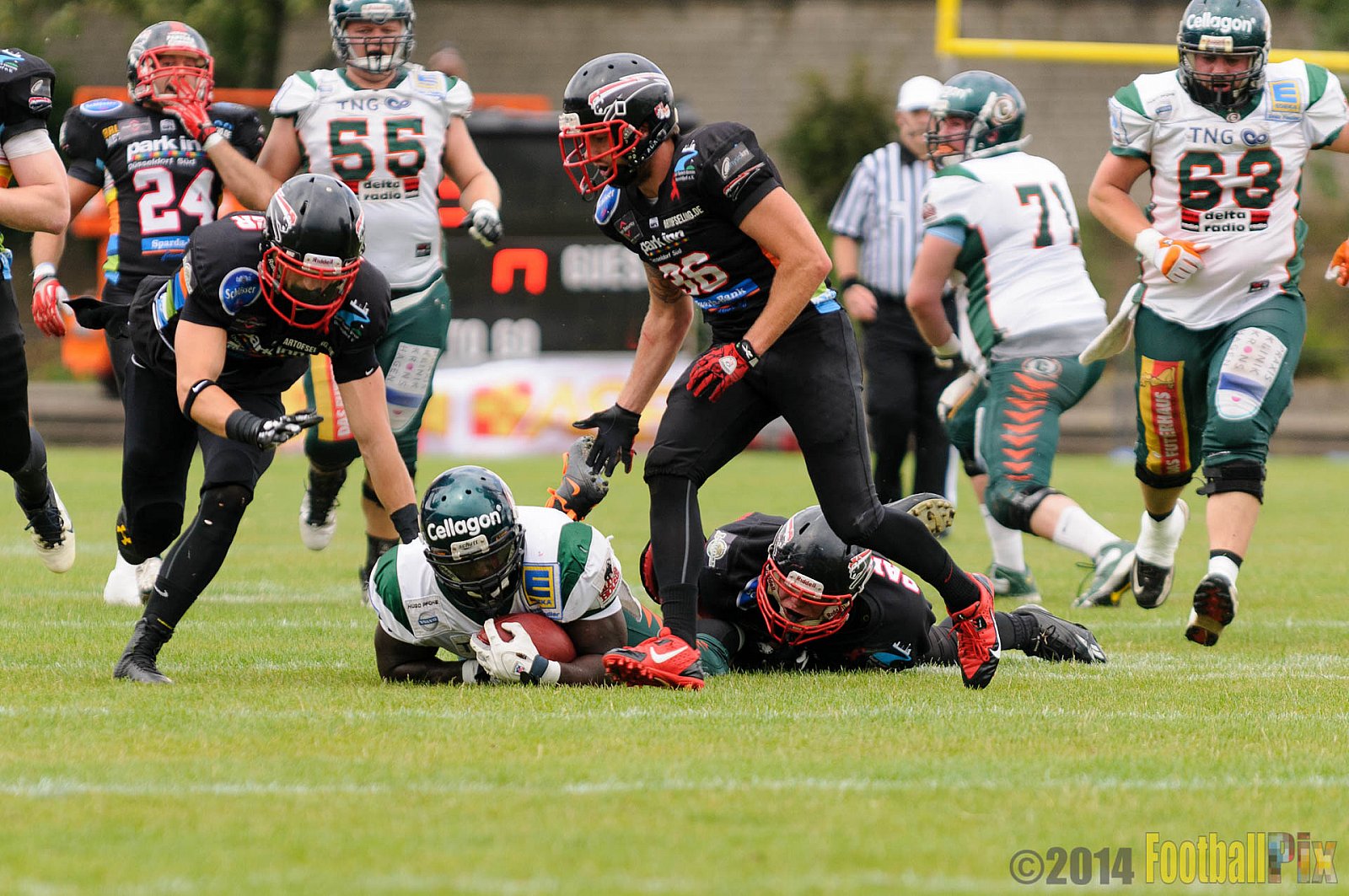 Düsseldorf Panther vs. Kiel Baltic Hurricanes - 06.07.2014 GFL Nord: Düsseldorf Panther vs. Kiel Baltic Hurricanes (26:67) 