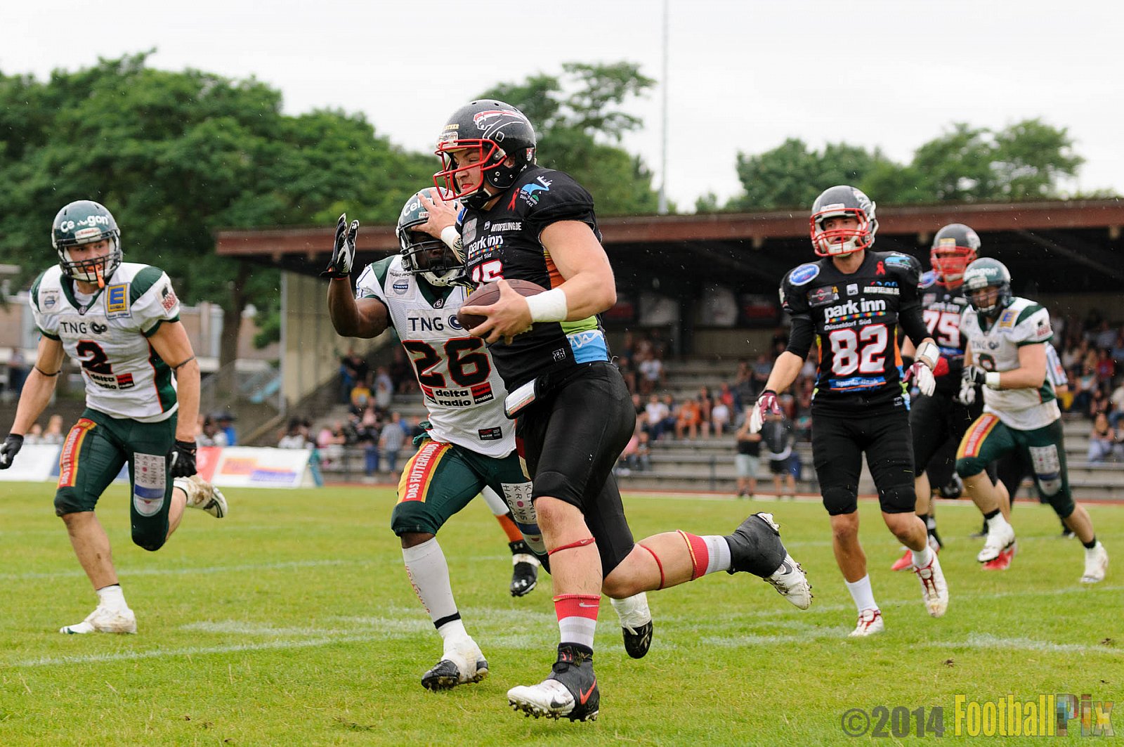 Düsseldorf Panther vs. Kiel Baltic Hurricanes - 06.07.2014 GFL Nord: Düsseldorf Panther vs. Kiel Baltic Hurricanes (26:67) 