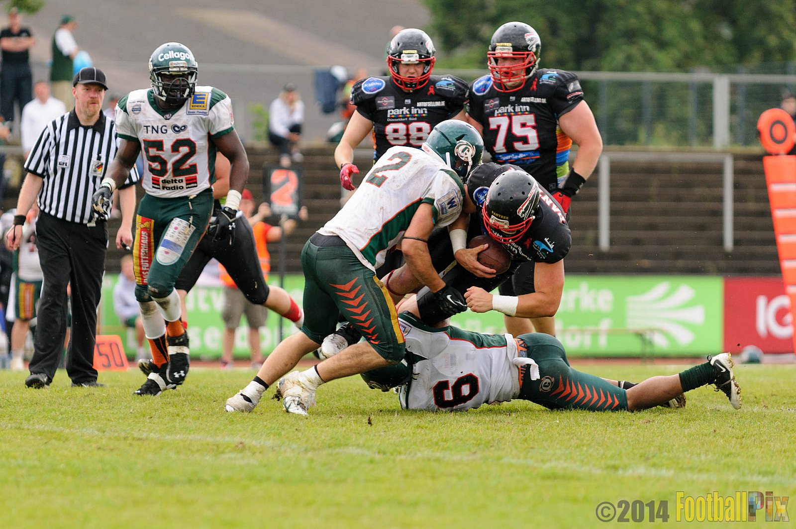 Düsseldorf Panther vs. Kiel Baltic Hurricanes - 06.07.2014 GFL Nord: Düsseldorf Panther vs. Kiel Baltic Hurricanes (26:67) 