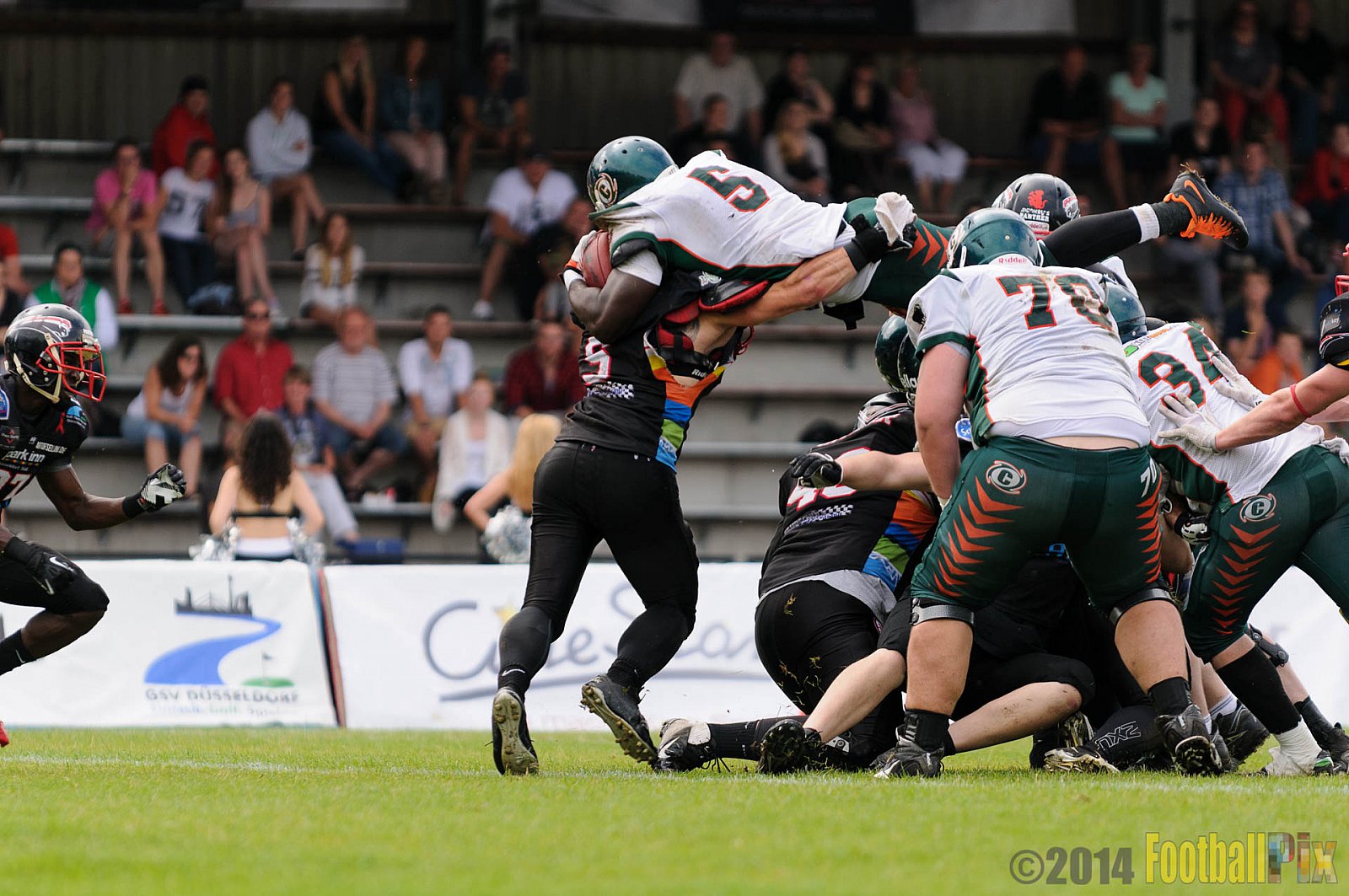 Düsseldorf Panther vs. Kiel Baltic Hurricanes - 06.07.2014 GFL Nord: Düsseldorf Panther vs. Kiel Baltic Hurricanes (26:67) 