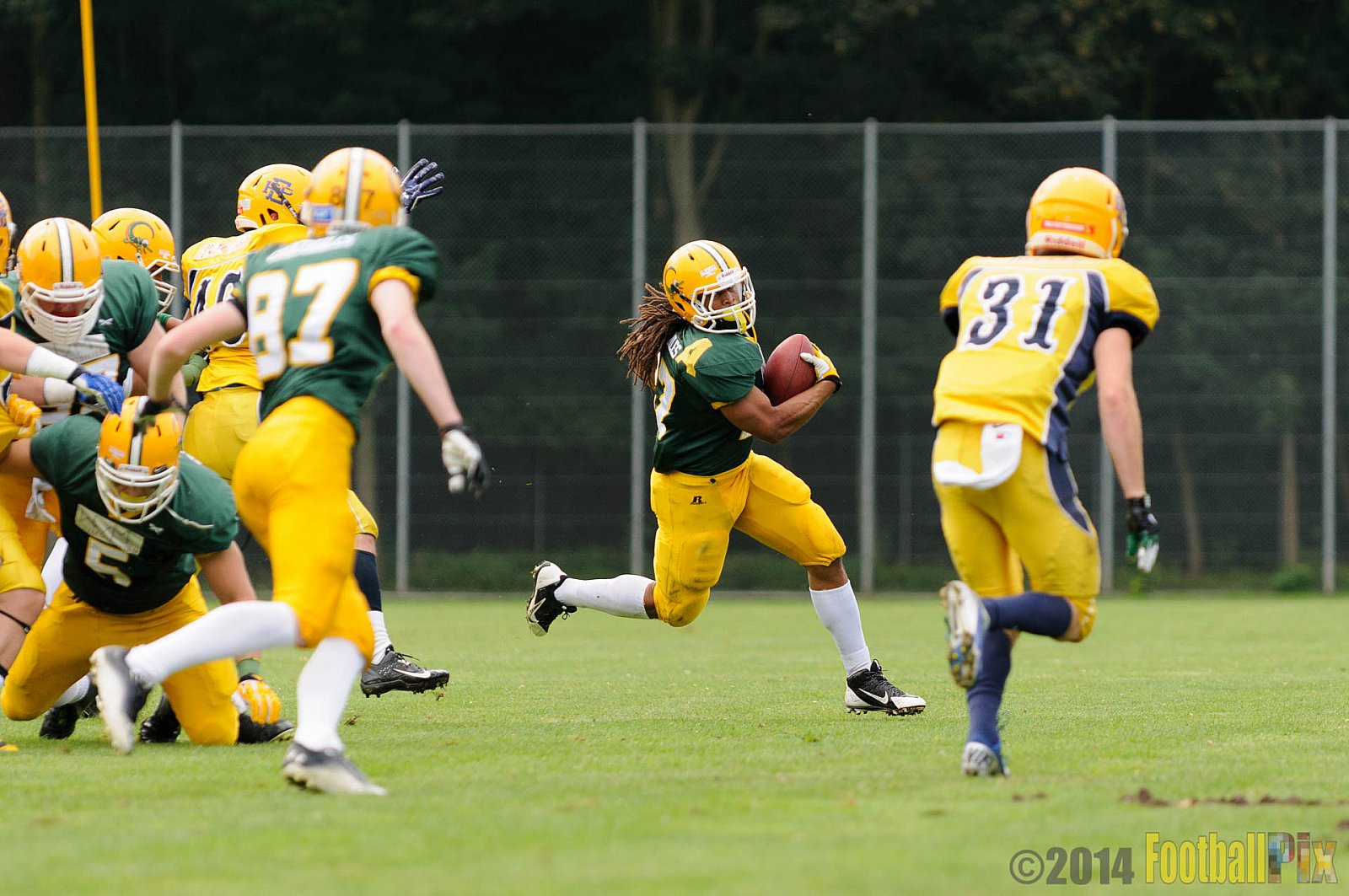 Cologne Crocodiles vs. Elmshorn Fighting Pirates - 12.07.2014 GFL2 Nord: Cologne Crocodiles vs. Elmshorn Fighting Pirates (43:12) 