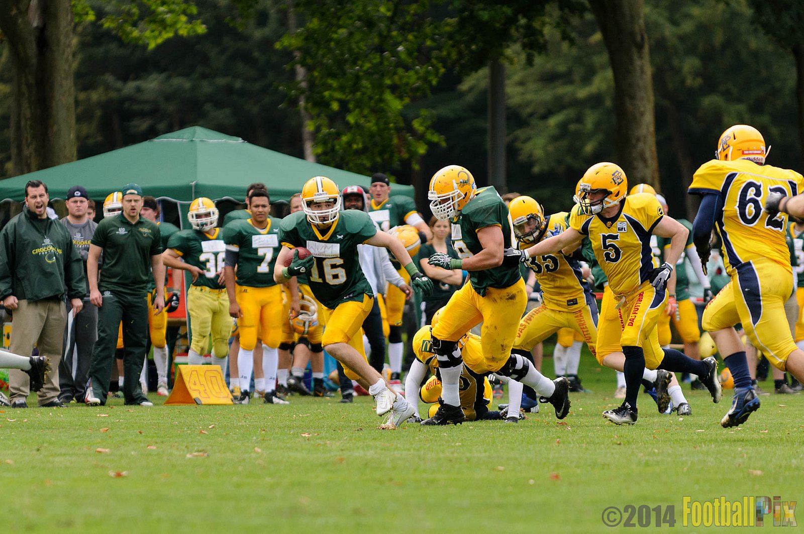 Cologne Crocodiles vs. Elmshorn Fighting Pirates - 12.07.2014 GFL2 Nord: Cologne Crocodiles vs. Elmshorn Fighting Pirates (43:12) 