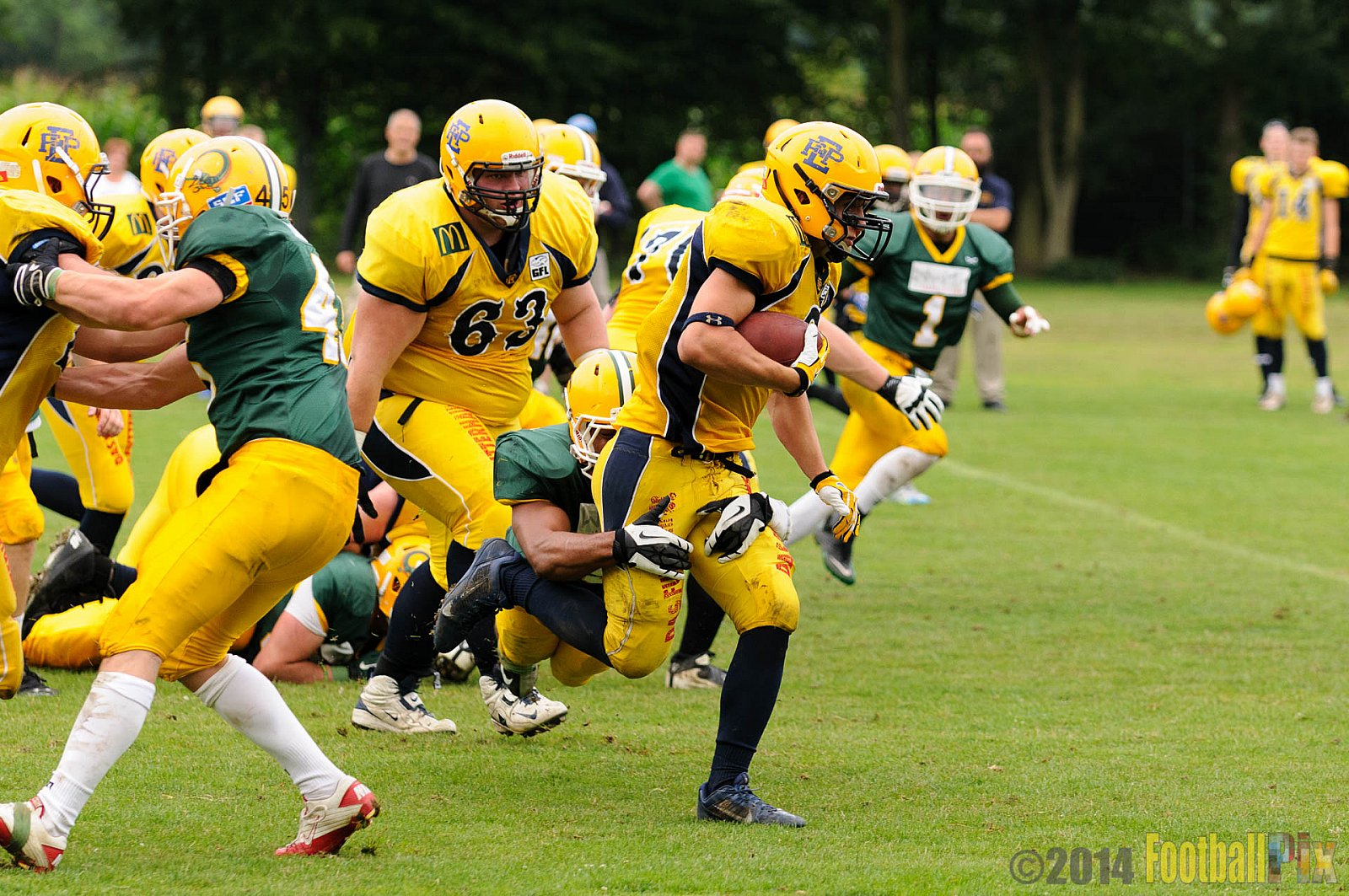 Cologne Crocodiles vs. Elmshorn Fighting Pirates - 12.07.2014 GFL2 Nord: Cologne Crocodiles vs. Elmshorn Fighting Pirates (43:12) 
