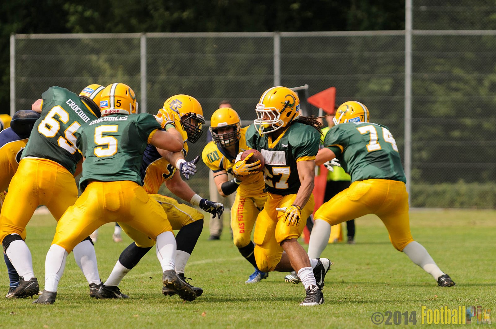 Cologne Crocodiles vs. Elmshorn Fighting Pirates - 12.07.2014 GFL2 Nord: Cologne Crocodiles vs. Elmshorn Fighting Pirates (43:12) 