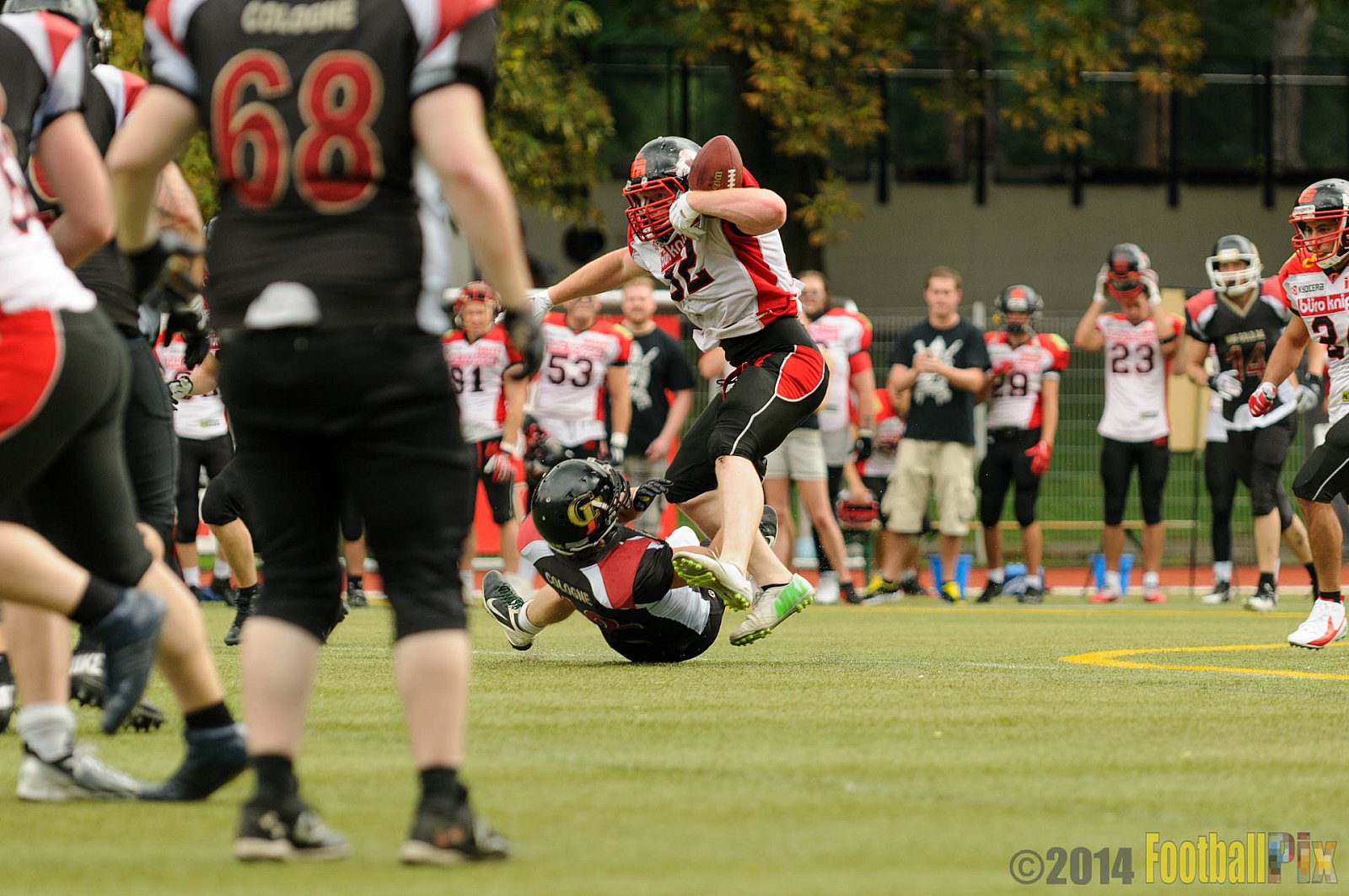 Cologne Falcons II vs. Solingen Paladins - 03.08.2014 Cologne Falcons II vs. Solingen Paladins (34:14) 