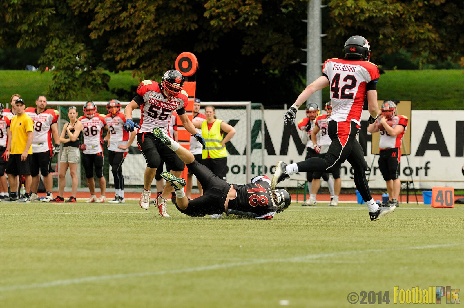 Cologne Falcons II vs. Solingen Paladins - 03.08.2014 Cologne Falcons II vs. Solingen Paladins (34:14) 