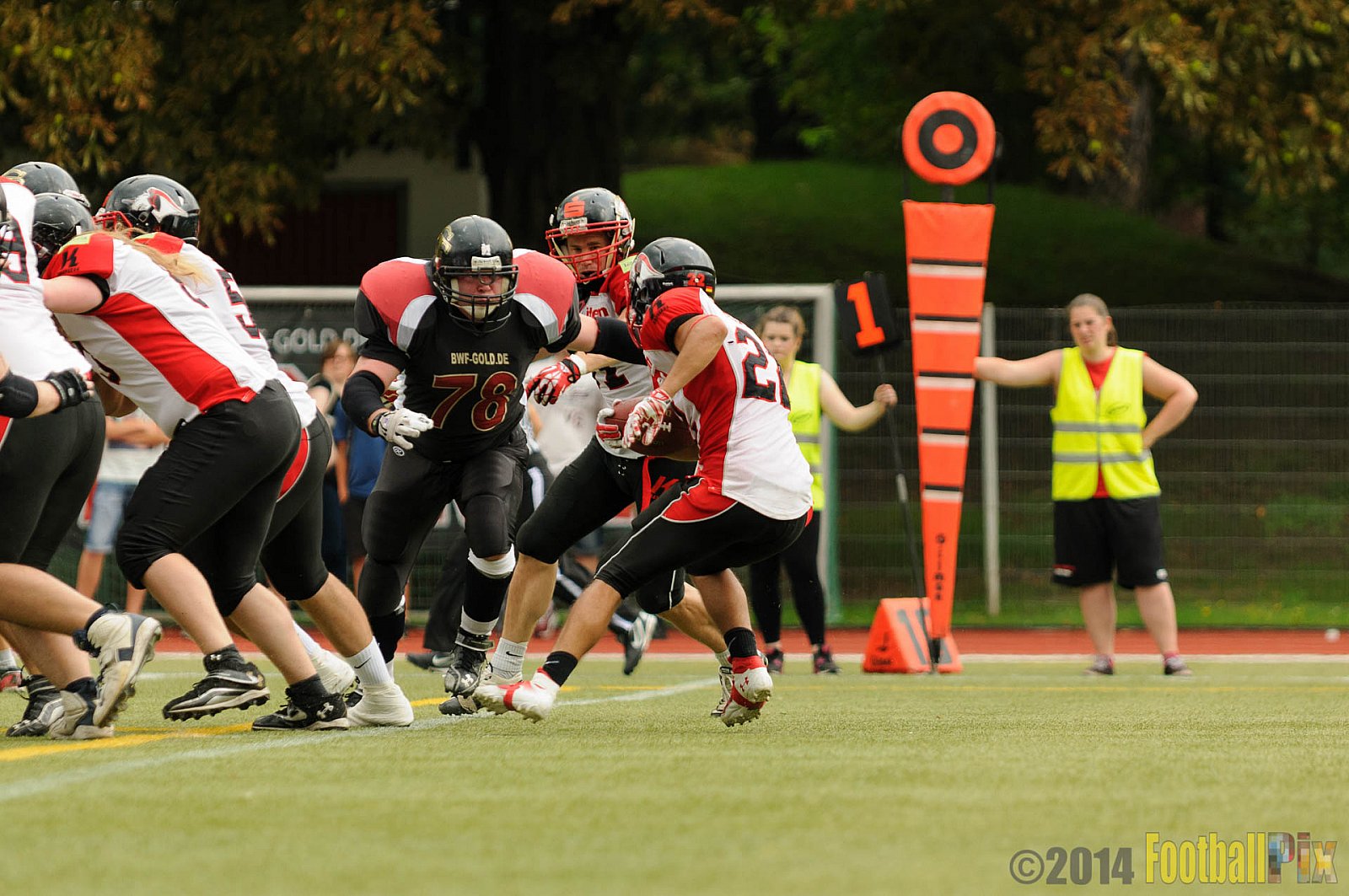 Cologne Falcons II vs. Solingen Paladins - 03.08.2014 Cologne Falcons II vs. Solingen Paladins (34:14) 