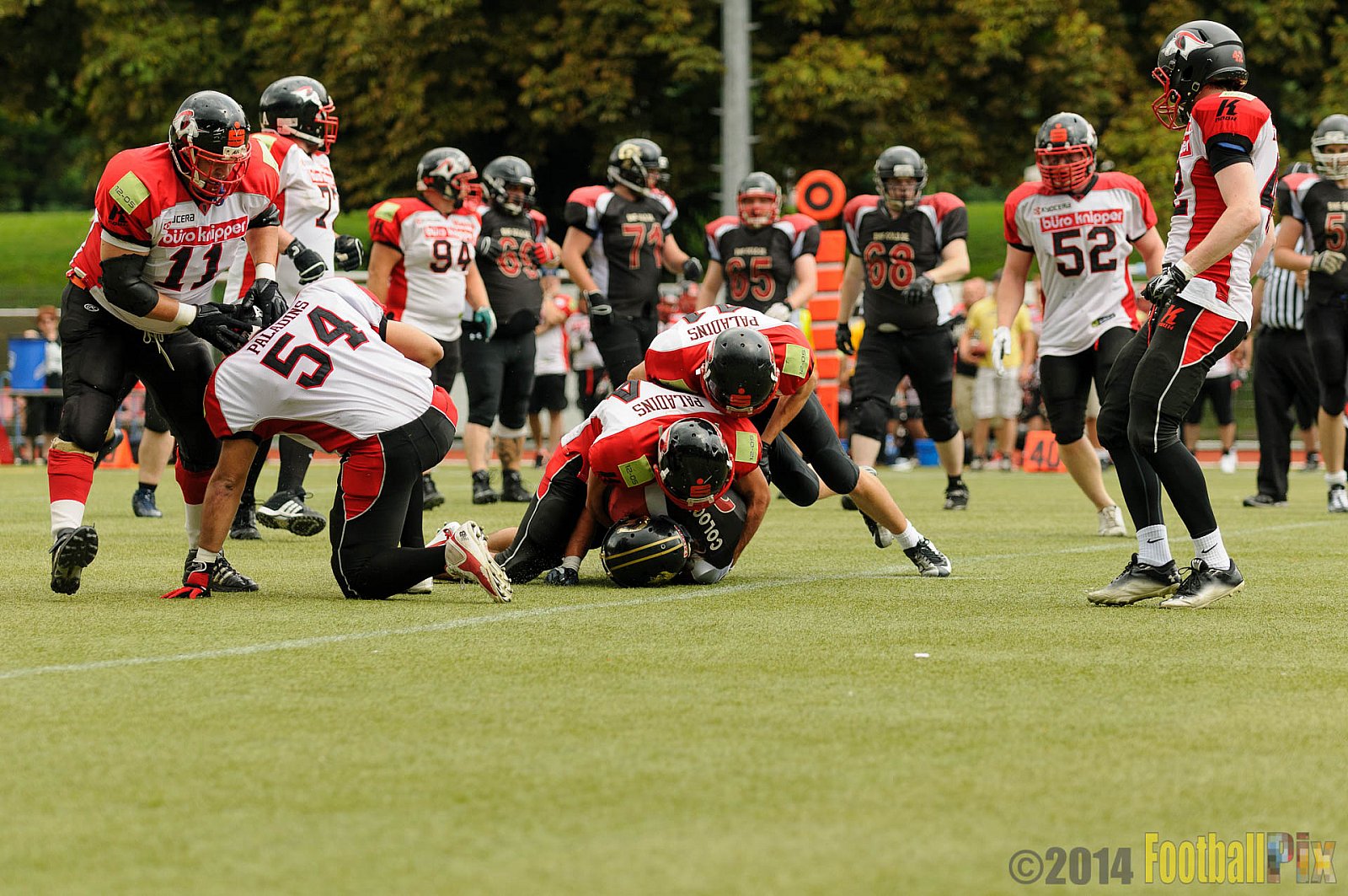 Cologne Falcons II vs. Solingen Paladins - 03.08.2014 Cologne Falcons II vs. Solingen Paladins (34:14) 