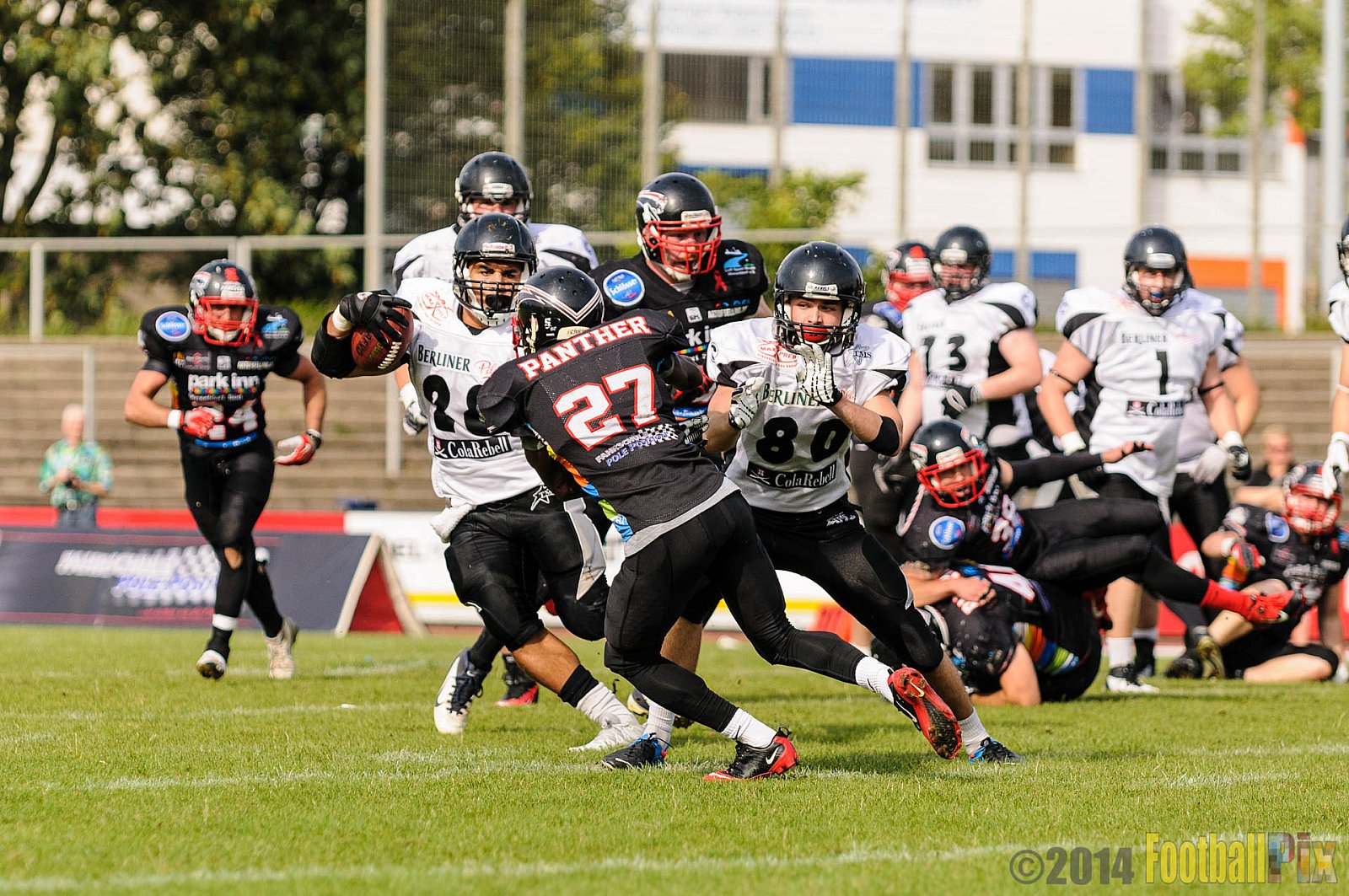 Düsseldorf Panther vs. Berlin Rebels - 09.08.2014 GFL Nord: Düsseldorf Panther vs. Berlin Rebels (29:34) 