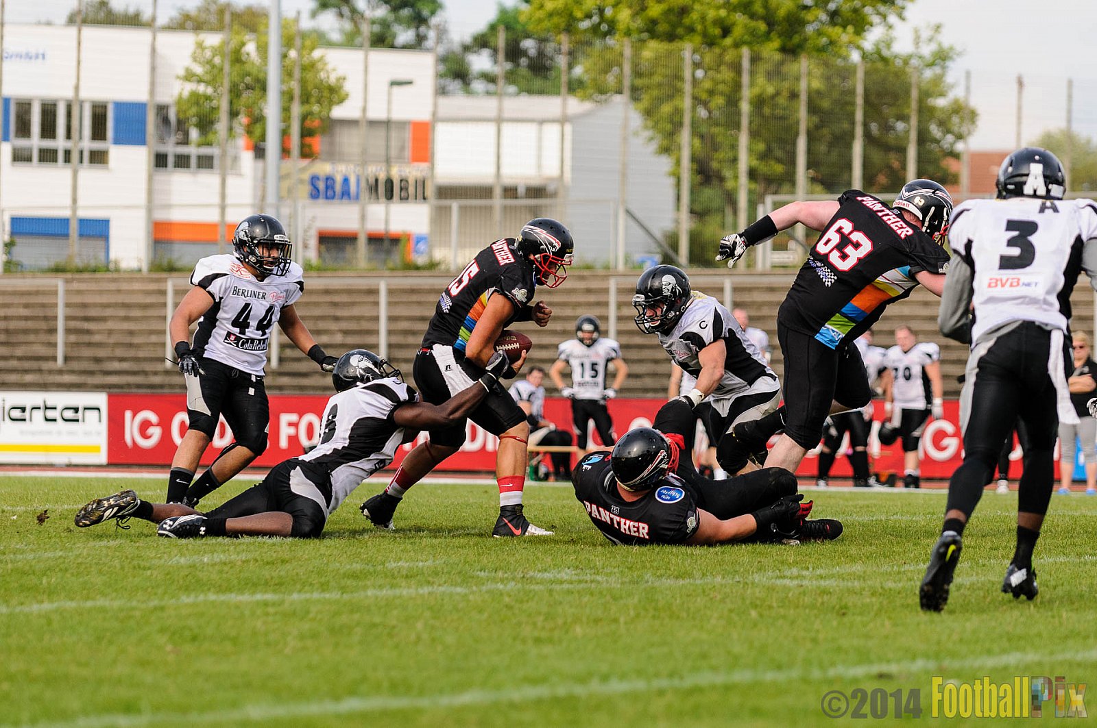 Düsseldorf Panther vs. Berlin Rebels - 09.08.2014 GFL Nord: Düsseldorf Panther vs. Berlin Rebels (29:34) 