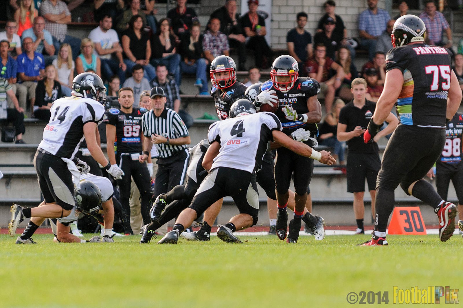 Düsseldorf Panther vs. Berlin Rebels - 09.08.2014 GFL Nord: Düsseldorf Panther vs. Berlin Rebels (29:34) 