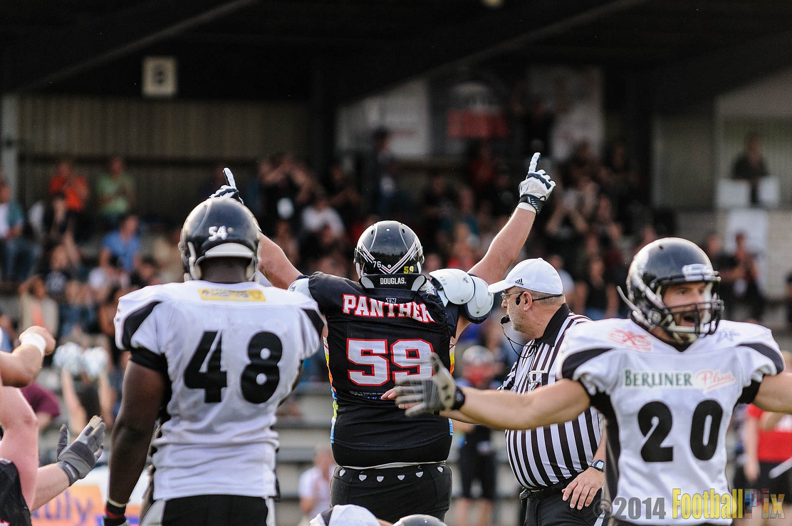 Düsseldorf Panther vs. Berlin Rebels - 09.08.2014 GFL Nord: Düsseldorf Panther vs. Berlin Rebels (29:34) 