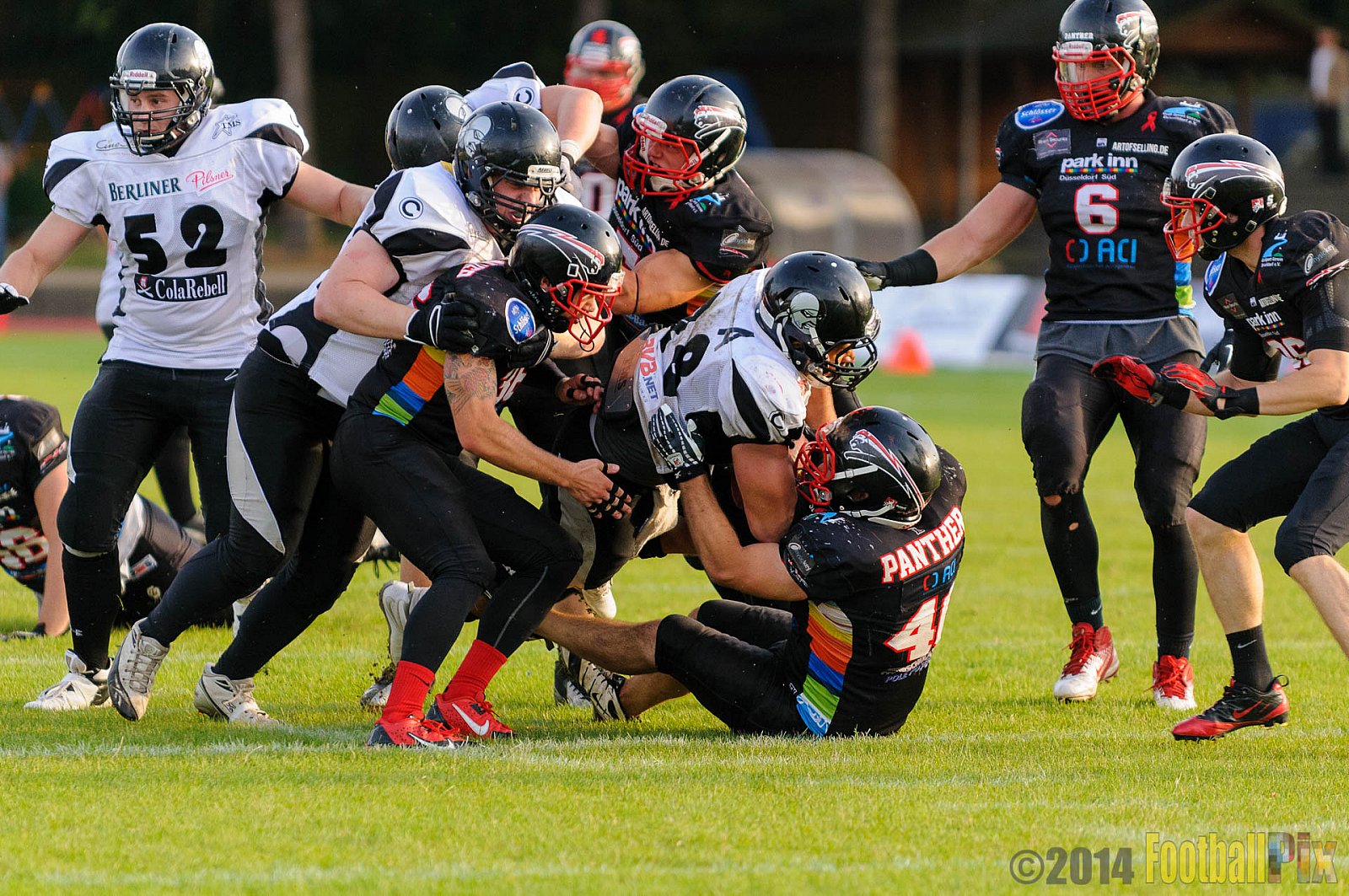 Düsseldorf Panther vs. Berlin Rebels - 09.08.2014 GFL Nord: Düsseldorf Panther vs. Berlin Rebels (29:34) 