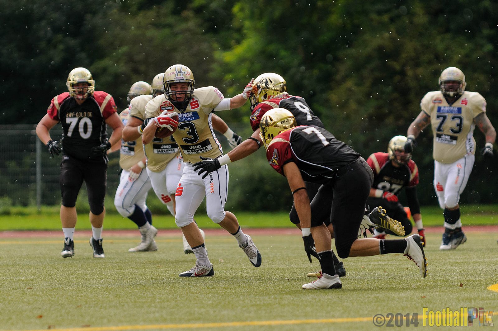 Köln Falcons vs. Dresden Monarchs - 24.08.2014 GFL Nord: Köln Falcons vs. Dresden Monarchs (25:39) 