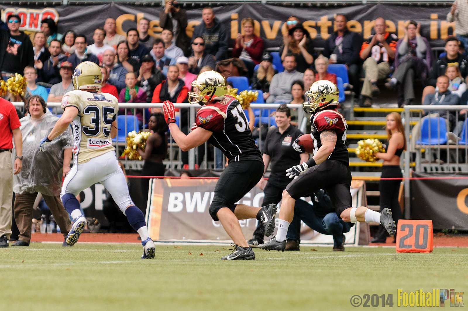 Köln Falcons vs. Dresden Monarchs - 24.08.2014 GFL Nord: Köln Falcons vs. Dresden Monarchs (25:39) 