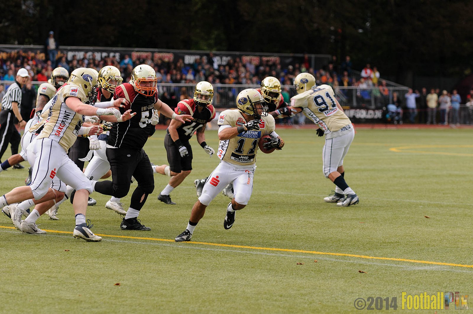 Köln Falcons vs. Dresden Monarchs - 24.08.2014 GFL Nord: Köln Falcons vs. Dresden Monarchs (25:39) 
