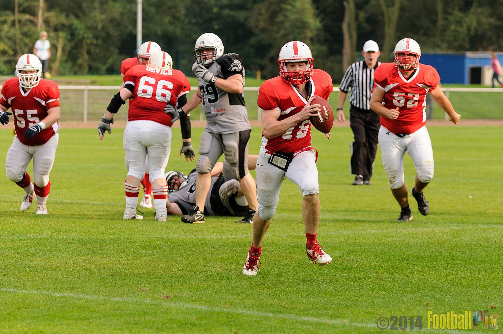 Gelsenkirchen Devils vs. Mönchengladbach Wolfpack  - 06.09.2014 Gelsenkirchen Devils vs. Mönchengladbach Wolfpack (26:20) 