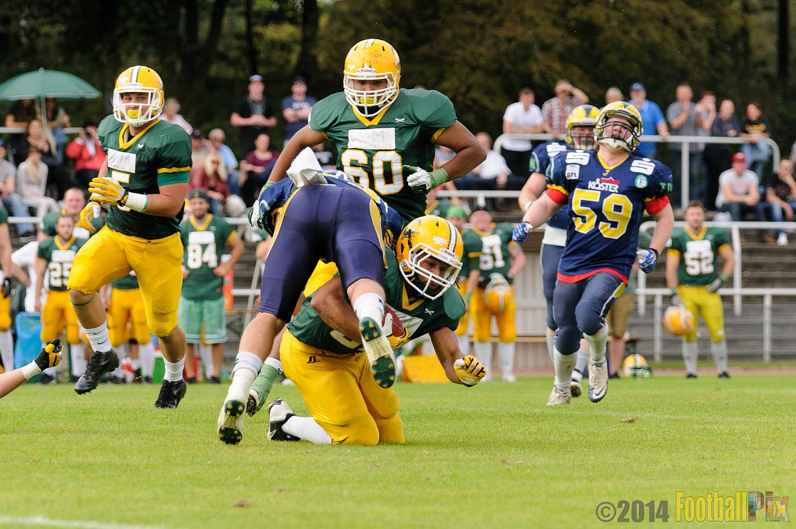 Cologne Crocodiles vs. Hildesheim Invaders  - 14.09.2014 GFL2 Nord: Cologne Crocodiles vs. Hildesheim Invaders (56:28) 