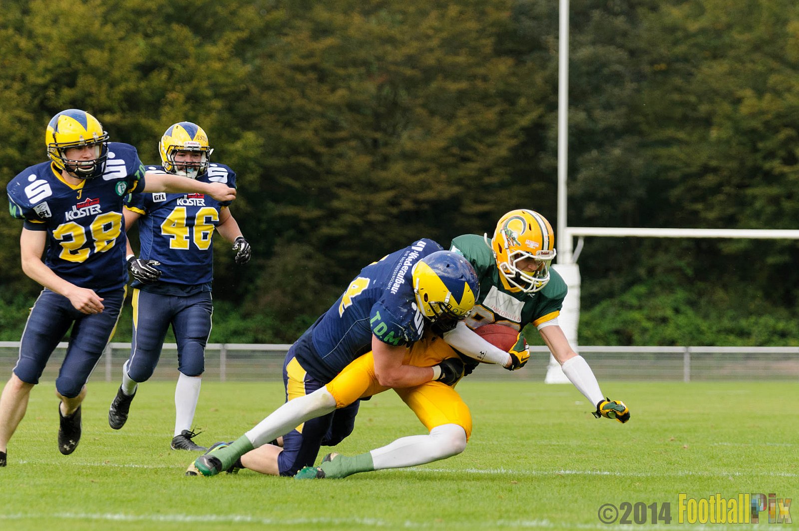 Cologne Crocodiles vs. Hildesheim Invaders  - 14.09.2014 GFL2 Nord: Cologne Crocodiles vs. Hildesheim Invaders (56:28) 