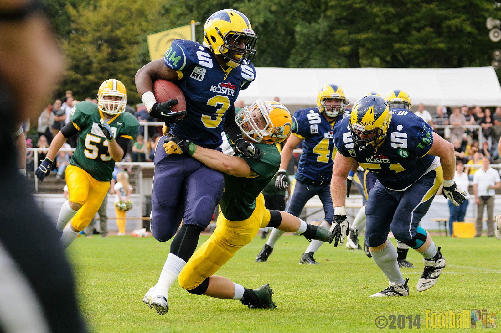 Cologne Crocodiles vs. Hildesheim Invaders  - 14.09.2014 GFL2 Nord: Cologne Crocodiles vs. Hildesheim Invaders (56:28) 