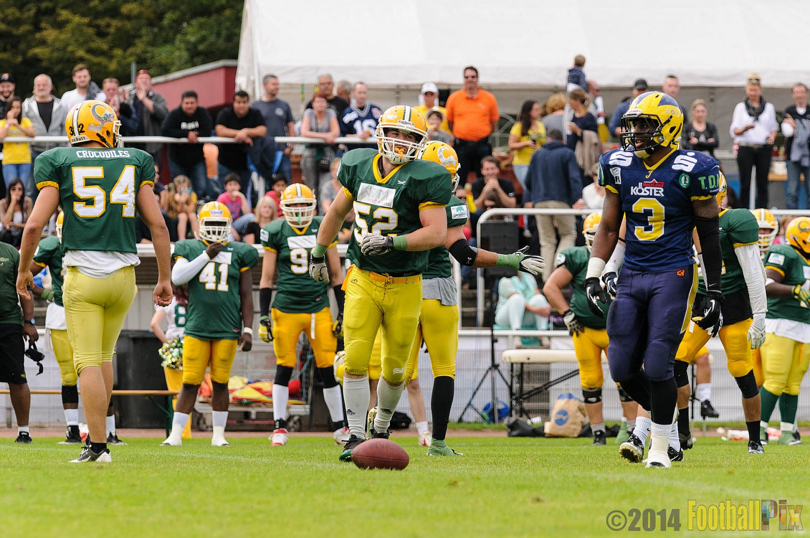 Cologne Crocodiles vs. Hildesheim Invaders  - 14.09.2014 GFL2 Nord: Cologne Crocodiles vs. Hildesheim Invaders (56:28) 