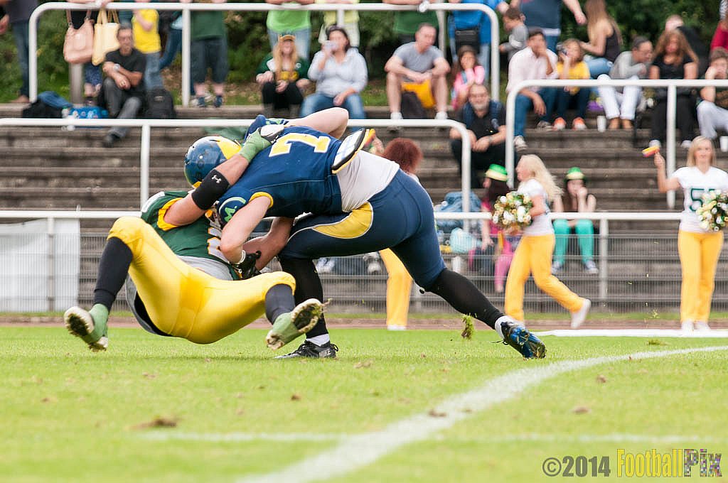 Cologne Crocodiles vs. Hildesheim Invaders  - 14.09.2014 GFL2 Nord: Cologne Crocodiles vs. Hildesheim Invaders (56:28) 