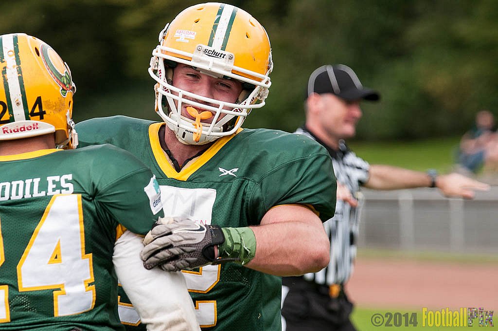 Cologne Crocodiles vs. Hildesheim Invaders  - 14.09.2014 GFL2 Nord: Cologne Crocodiles vs. Hildesheim Invaders (56:28) 