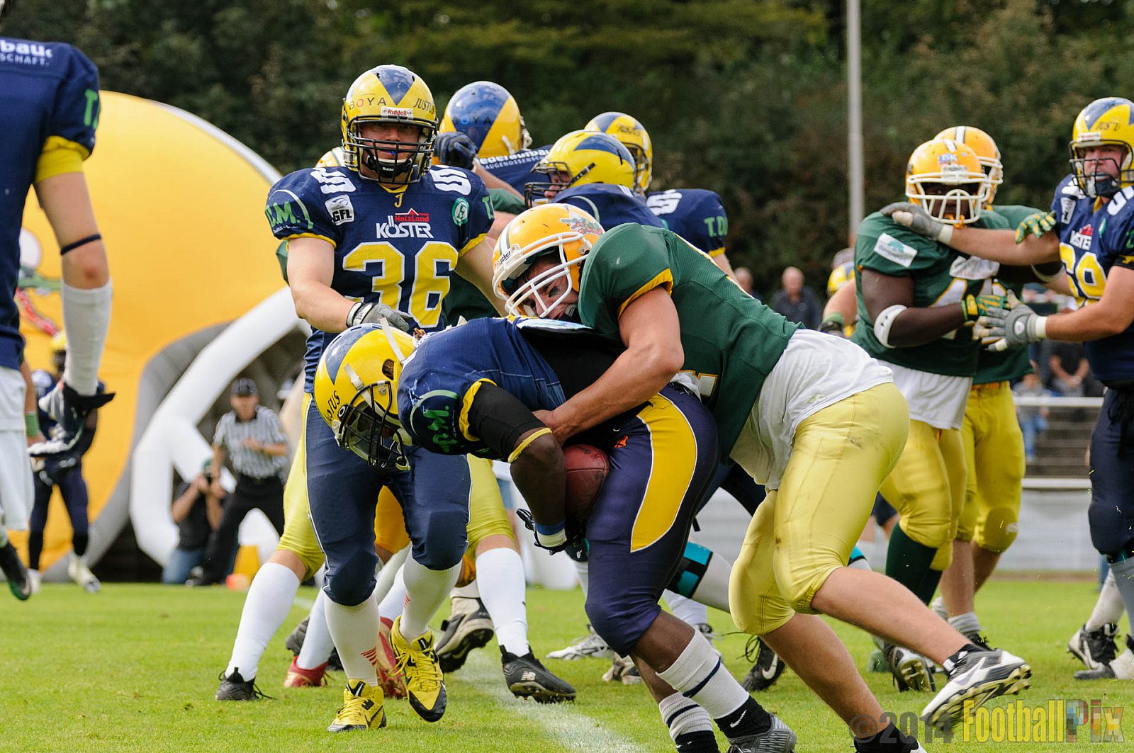 Cologne Crocodiles vs. Hildesheim Invaders  - 14.09.2014 GFL2 Nord: Cologne Crocodiles vs. Hildesheim Invaders (56:28) 